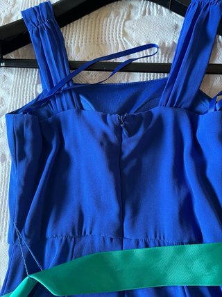 Vestido de fiesta azul talla 34