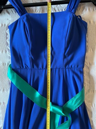 Vestido de fiesta azul talla 34