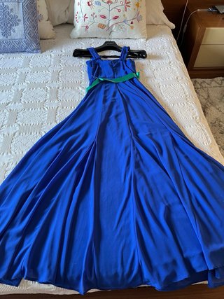 Vestido de fiesta azul talla 34