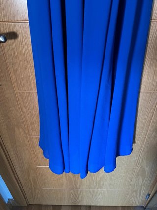 Vestido de fiesta azul talla 34