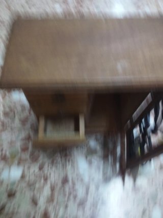 Joyero vintage de madera con cajones