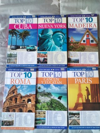 Guías top 10 viajes, guías visuales