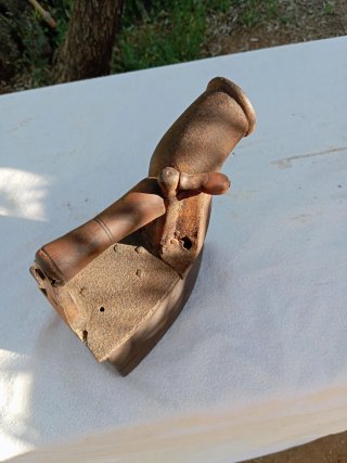 Antigua plancha de carbón