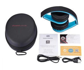 Auriculares Bluetooth Power Locus P1 Negro/Azul