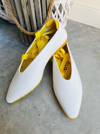Bailarinas Papiroga Piel Vegana Talla 37 Nuevas