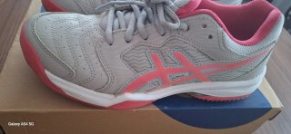 Scarpe da tennis Asics donna grigie/rosa taglia 38