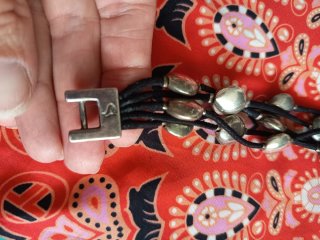 Pulsera Ciclón Cuero y Acero