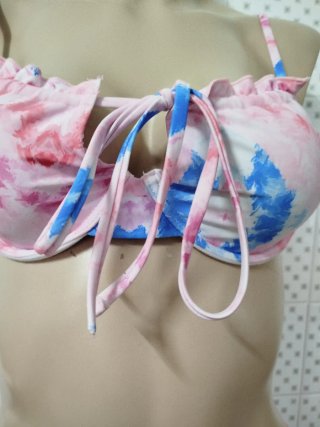 Conjunto Bikini Tie-Dye Talla L shein