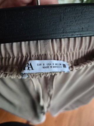 Falda cargo Zara marrón