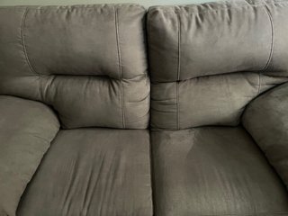 Sofá de 2 plazas gris 100