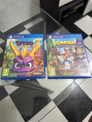 PS4 Spyro y Crash Trilogía Remasterizada