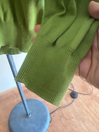 Jersey Zara Hombre Verde V-Neck