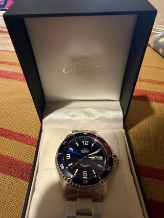 Reloj Orient Azul y Plateado