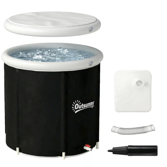 Bañera Hielo 280L Portátil Hinchable