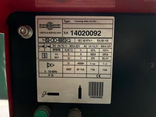 Soldadora CastoTig 3002 AC/DC HIERRO ALUMINIO INOx