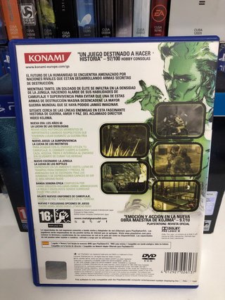 Metal Gear Solid 3 Snake Eater PS2