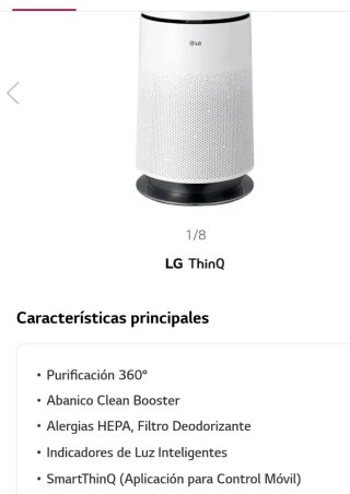 Purificador y humidificador  360 grados