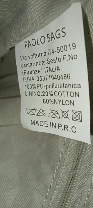 Bolso celeste Paolo Bags