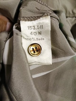 Vestido Balenciaga seda vintage
