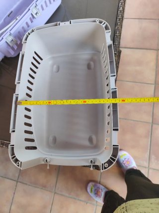 Transportín gato y arenero poco uso