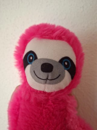 Peluche Perezoso Kawaii Rosa