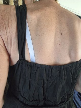 Vestido griego negro