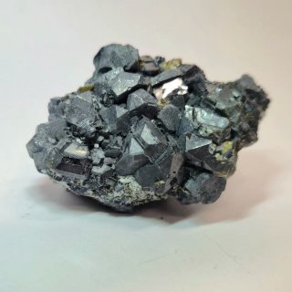 Galena cristalizada con esfalerita y pirita