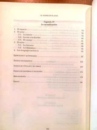 "El teatro en el aula"