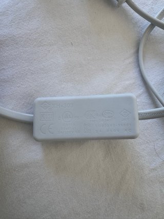 2 Lámparas Mesita Noche Madera Blanca