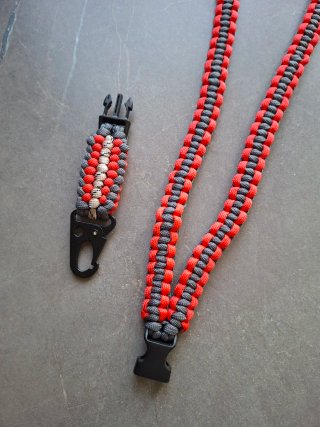 Lanyard Paracord Cuerda Mosquetón