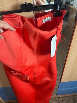 Vestido de fiesta rojo/rosa