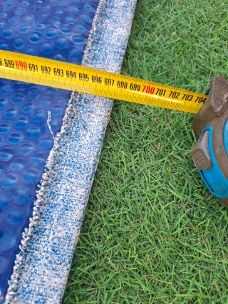 Cubre piscina 3x7m calienta agua peso 10 kilos