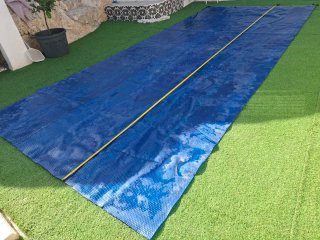 Cubre piscina 3x7m calienta agua peso 10 kilos