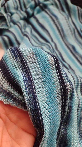 Sciarpa foulard Missoni blu e azzurro