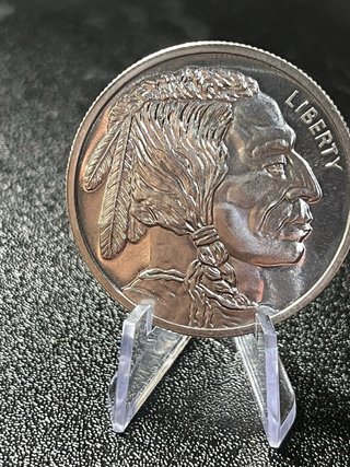 Moneda Plata Indio Búfalo 1 Onza .999