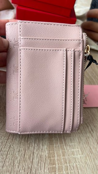Monedero Juicy Couture Rosa y Dorado Original