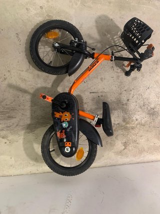 Bici infantil naranja Decathlon Robot