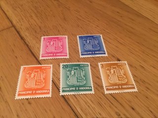 Sellos Andorra Escudo 1982