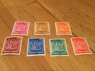 Sellos Andorra Escudo 1982