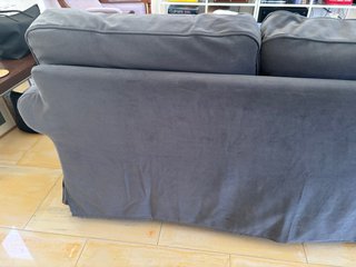 Divano a 3 posti Ikea Ektorp Grigio Come Nuovo