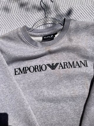 Sudadera Emporio Armani Gris Hombre