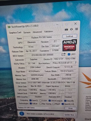 AMD RX 580 4GB
