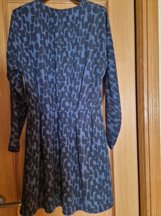 Vestido ICHI manga larga estampado