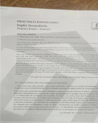Prácticos secundaria ingles