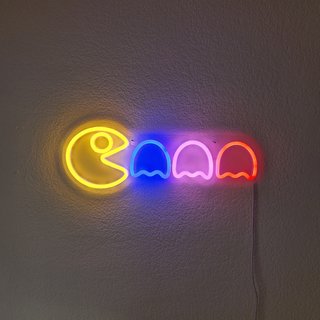 Lámpara Neón LED Pac-Man
