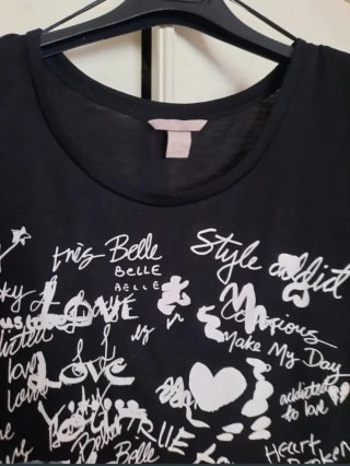 Lote 2 camisetas, Colores: una negra y otra Blanca