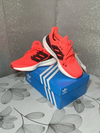 Zapatillas Adidas Pureboost 23 Nuevas Naranja/Negr
