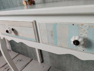 Aparador blanco de madera