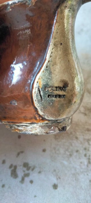Scarpa miniatura peltro vintage Made in Italy