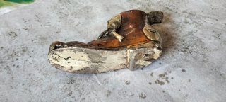 Scarpa miniatura peltro vintage Made in Italy
